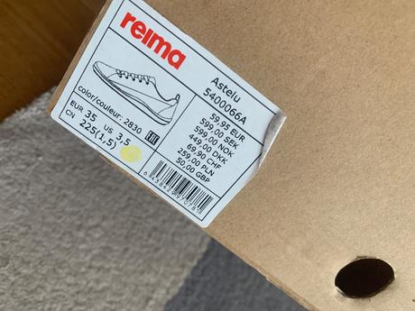 Reima astelu 35 barefoot tenisky, reima,35