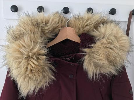 Predám krásnu bundu bordovej farby, terranova,xs