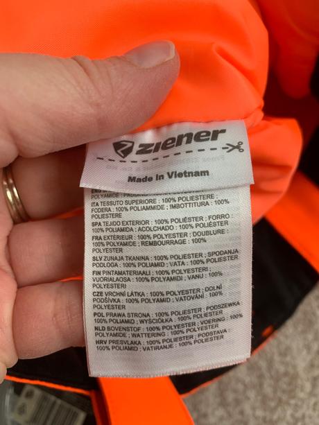 Funkčné lyžiarske nohavice ziener, 164