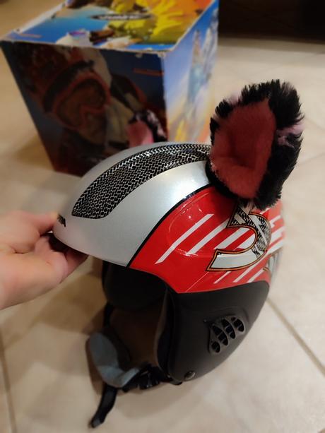 Detská lyžiarska prilba alpina + okuliare salice, alpina sports,s