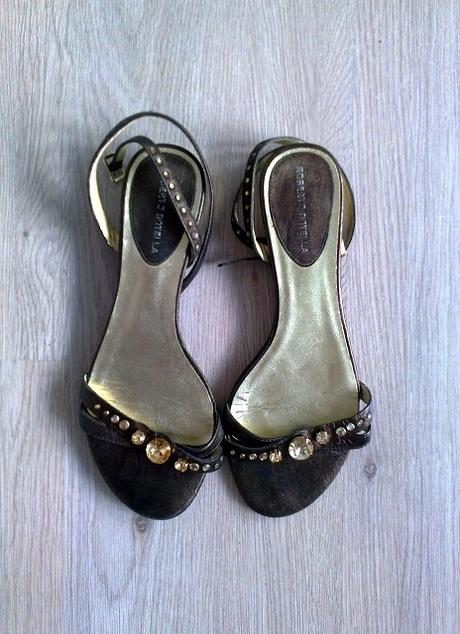 Talianské znackové kožené sandálky roberto botella, 38