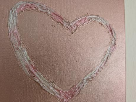 3d maľba srdce,