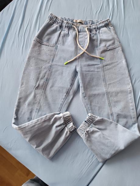 Ballon jeans s kamienkami - l, l