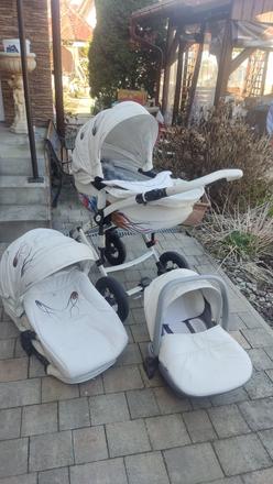 Detsky kočík 3 kombinácia, 4baby,4baby atomic