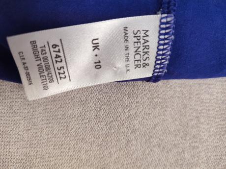 Fialový top bez rukávov, marks & spencer,s