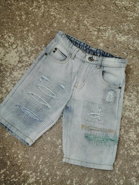 Štýlové rifľové kraťasy, zara,116
