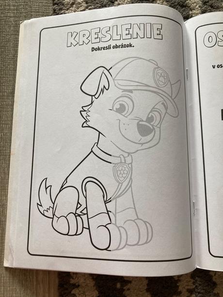 Omaľovánky paw patrol, 