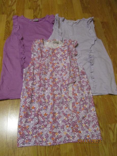 3 ks tričiek, bonprix,164