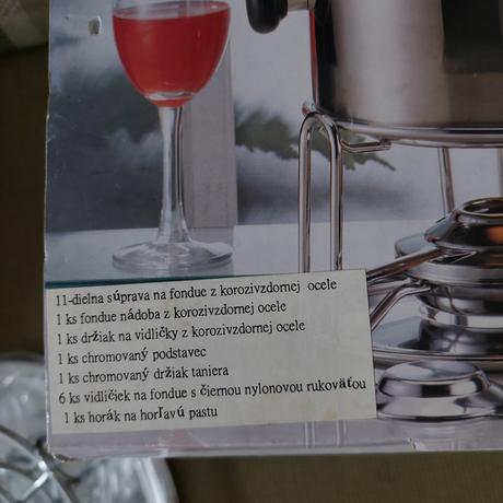 Fondue set, 