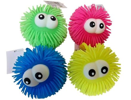 Lopta s očami svietiaca 9cm,