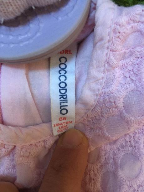 Roztomilé ružové šaty coccodrillo, coccodrillo,86