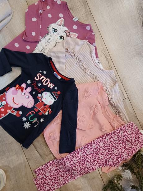 4ks tričká/1 legínky, 86–98