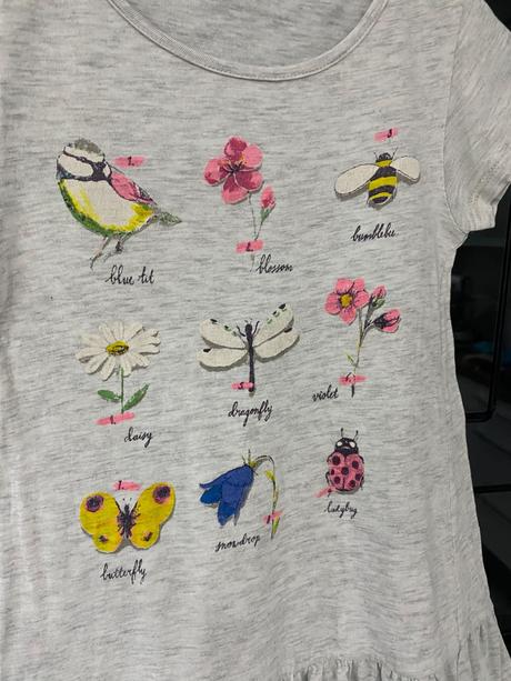 Dievčenské šaty velk.110/116, h&m,110