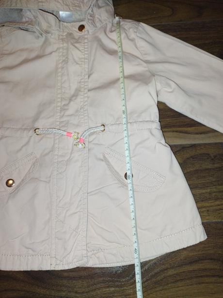 Dievčenský kabát/parka, v.92, h&m,92