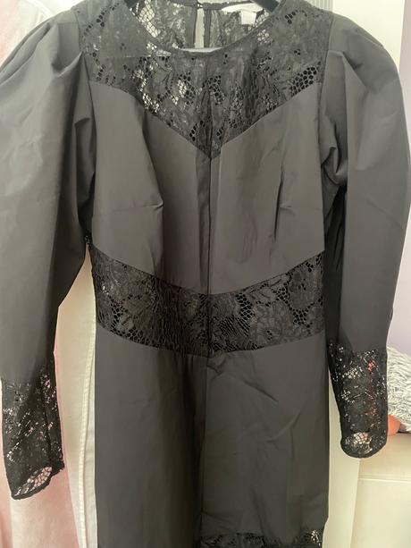 H&m čierne šaty, h&m,l