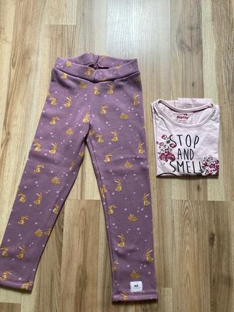 Nove leginy zateplene warmkeeperom+zadarmo tricko, 116