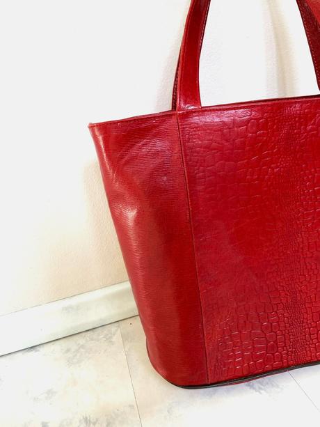 Veľká kožená kabela,