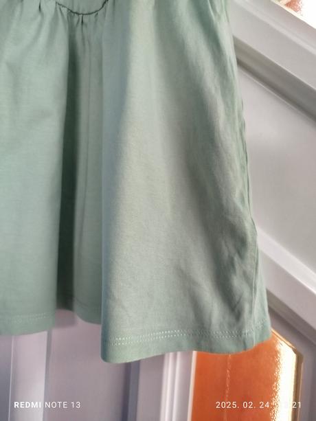 Šaty s vtáčikom 110/116, h&m,110