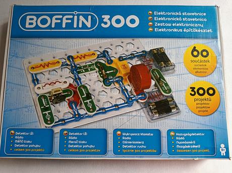 Elektronická stavebnica boffin 300,