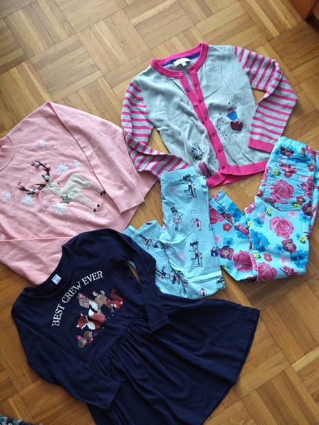 Balíček oblečka pre dievčatko cca 6 rokov, 104–116