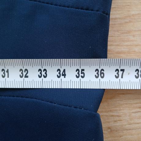 Tmavomodré midi šaty, m