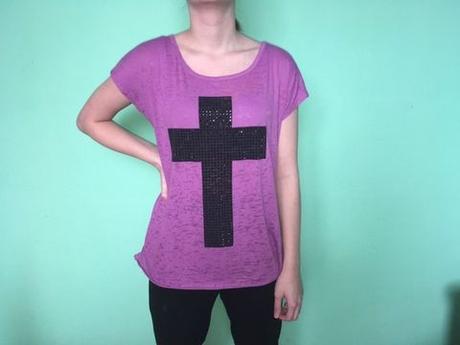 Tricko oversize, fishbone,m