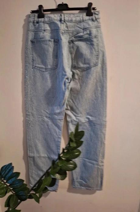 Džínsy s kamienkami veľ.42, reserved,42