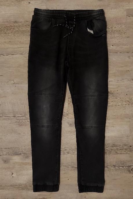 Čierne pánske jogger jeansy, m