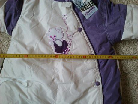 Detská veľmi teplá zimná kombinéza, 92