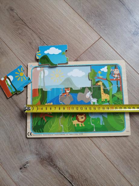 Puzzle carousel džungľa zoo,