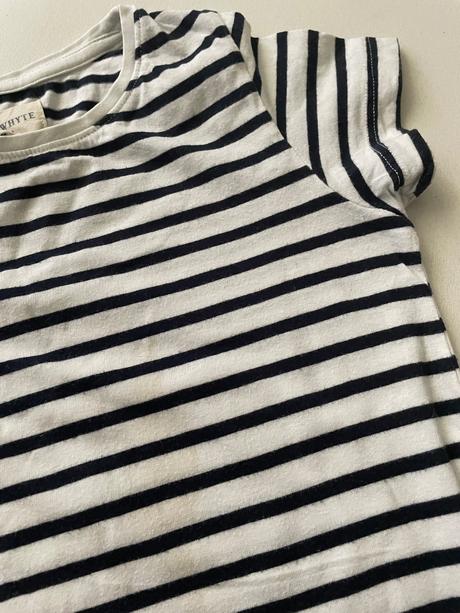 Tričko pasik h&w 4-5 rokov, lindex,110