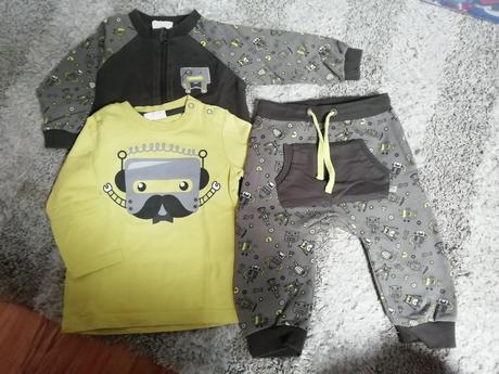 Tepláková súprava s tričkom, coccodrillo,80