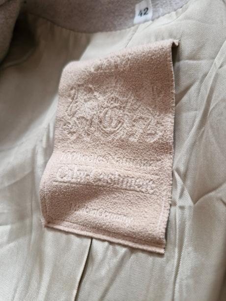 Vintage vlnený kabát, xl