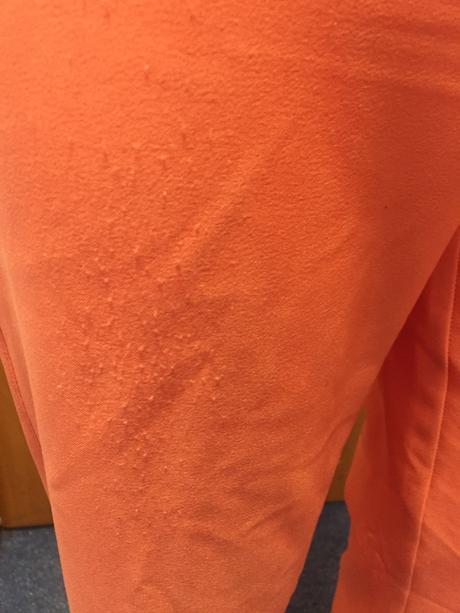 Oranžové nohavice - handmade, 38/40, 40