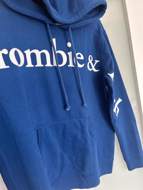 Modrá mikina, abercrombie&fitch,xs