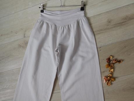 Ľanové nohavice s pružným pásom-s, 34/32, s