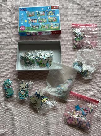 Puzzle prasiatko peppa, peppa pig, 