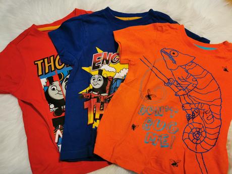 Tričká 2x thomas a chameleón 98, f&f,98