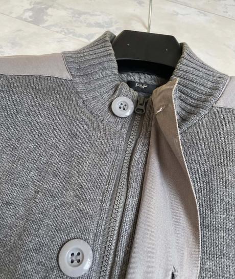 Svetrová bunda s kožušinkou, f&f,xl