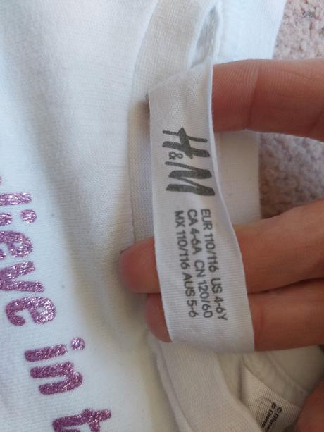 Mikina frozen veľ.110/116, h&m,110