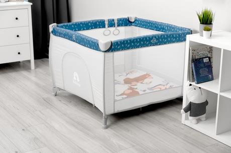 Caretero detská ohrádka holiday grey, šírka (cm): 100,dĺžka (cm): 100