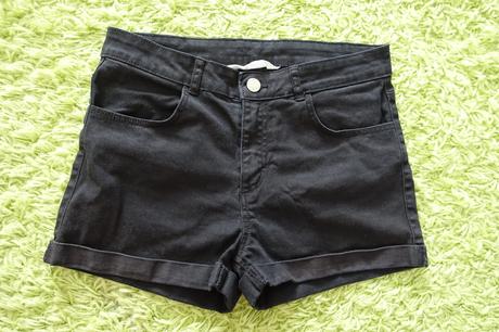 Kraťasy rifľové, h&m,152