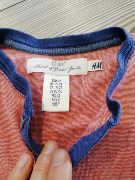 Tricko polokosela, h&m,92