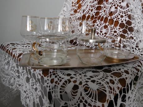 Sklo v kombinácii s alpakou,, 