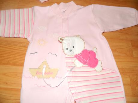 Dupačky s čiapočkou vyborny stav 1x oblečene, 68