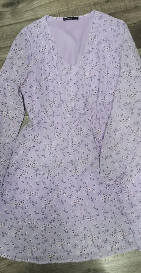 Fialové šaty, house,l