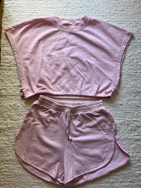 Šortky a crop top, reserved,152