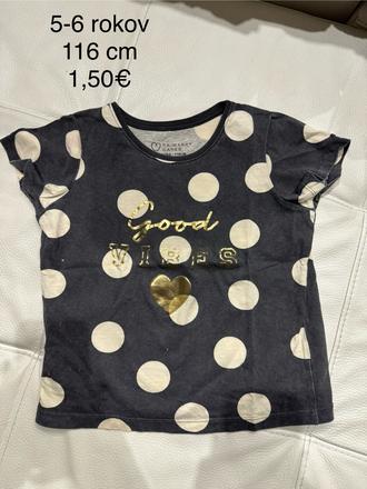 Detské tričko, primark,116