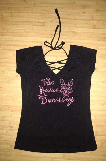 Tričko so šnurovačkou, xl