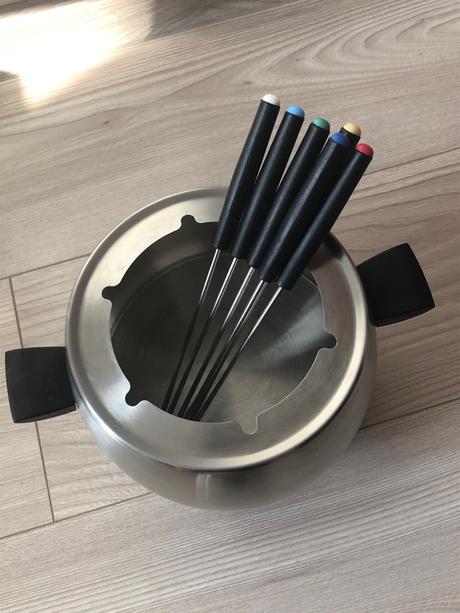 Fondue sada pre šesť osôb - nerez, 
